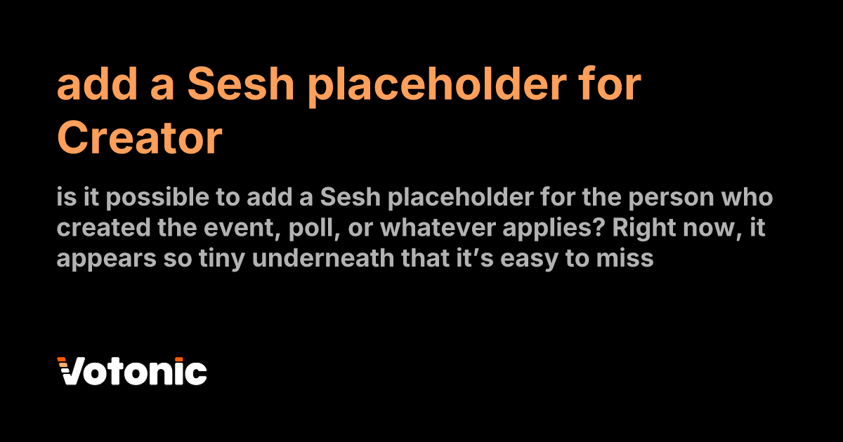 sesh